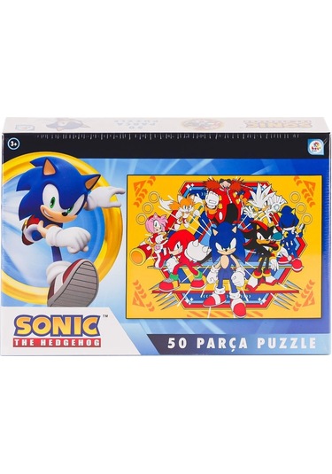 So0051 Sonic 50 Parça Puzzle -laçokids