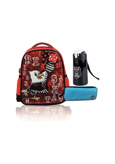 Beşiktaş Beşiktaş J.k.sanslı Anaokulu Çantası Lisanslı Çelik Matara Siyah