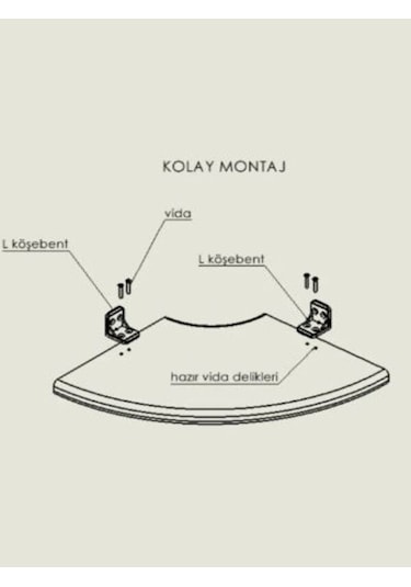 Yuvarlak Köşe Raf, Rafın Kesik Köşesi, Ahşap Yüzer Açık Kahverengi Rustik Raflar, Duvar Düzenleyici 1