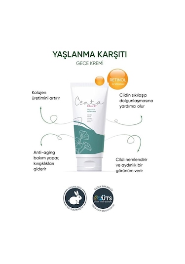 Centa Beauty Olgun Cilt Gece Kremi 50 ML