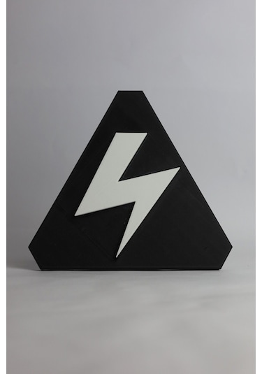 Yüksek Voltaj - 3 Boyutlu Tabela 17cm