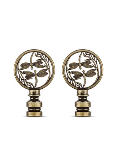 Homyl Lamba Finial Cap Topuzu Vidalı Kapak Topper Yatak Bronz