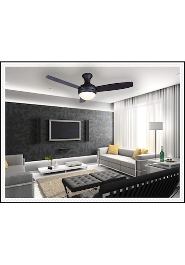 Kaşkar Taflan D48045 2 Kanatlı 52" Aydınlatmalı Uzaktan Kumandalı Tavan Vantilatörü