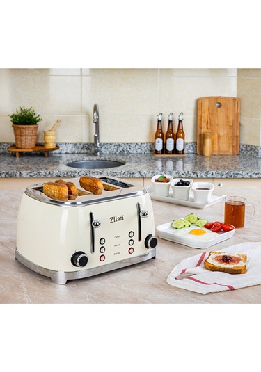 Zilan ZLN1214 1500 W Ekmek Kızartma Makinesi Retro