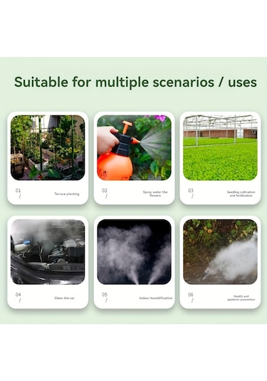 Tcherchı GQ85935 Uzun Boru Nozullu Hava Basınçlı Sulama Kabı 2 Parça Set Sarı