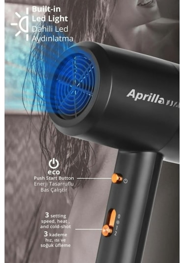 Aprilla Ahd-2100 Saç Kurutma Makinesi Aletsiz Kolay Montaj