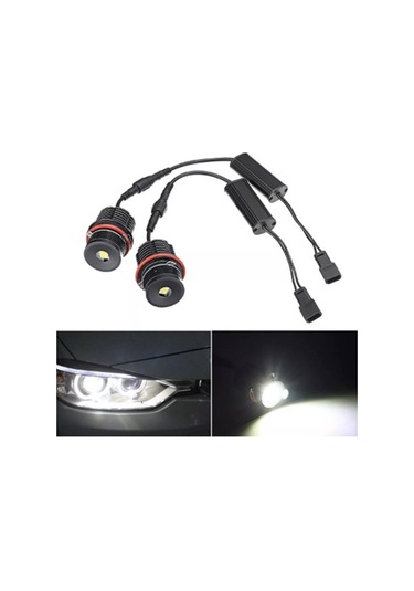 Pazly Yüksek Güçlü 6500k 40w Beyaz Led Melek Gözler / Adet