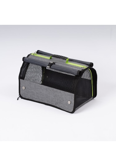 Yıkanabilir Plastik Fileli Kedi Köpek Taşıma Çantası Flybag Model