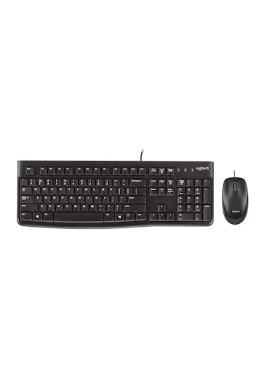 Logıtech Mk120 Usb Q Siyah Kablolu Klavye+mouse Set