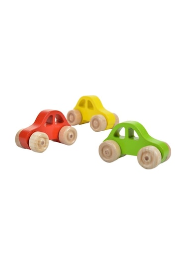 Woodnjoy Hareketli Ahşap Mini Araba