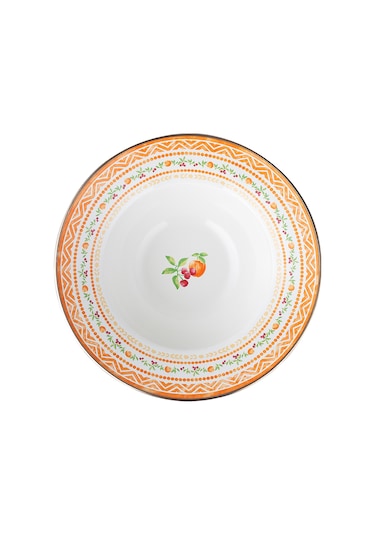 Madame Coco Rodez Ayaklı Meyve Kasesi - Turuncu - 30 Cm 8684427228470 Turuncu