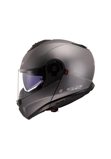 Ls2 Strobe 2 Çene Açılır Motosiklet Kaskı Mat Titanyum