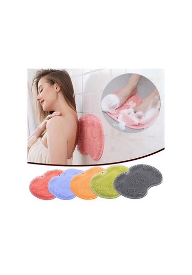 Banyo Duş Masaj Aleti Sırt Ve Ayak Masaj Pedi Silikon Masaj