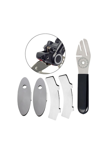 Suntek Disk Fren Rotor Truing Çatal Aracı Mtb Cx Yol Bisikleti Gümüş