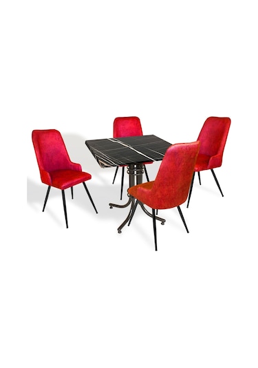 Beymobilya Buket Werzalit Kare Esb -Çırağan Mutfak Masa Takımı (70X70) (524039254)