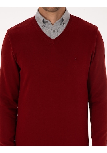 Pierre Cardin Erkek Kiremit Kazak /triko 50314190-vr031 Kiremit