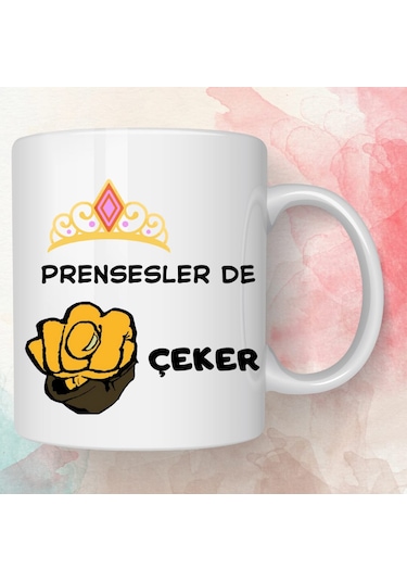 Prensesler De Nah Çeker Temalı Komik Kupa