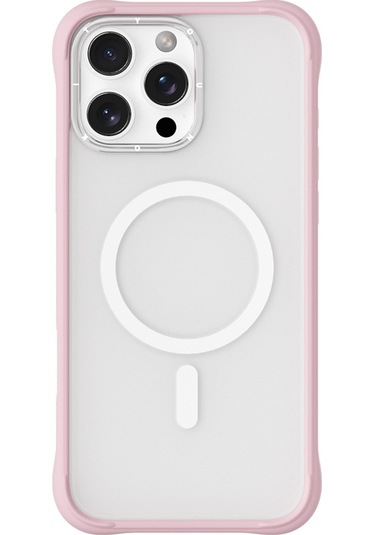 İphone Uyumlu 16 Pro Max Kılıf Magsafe Uyumlu Airbagli Youngkit Dynamic 2 Serisi Kapak Pembe