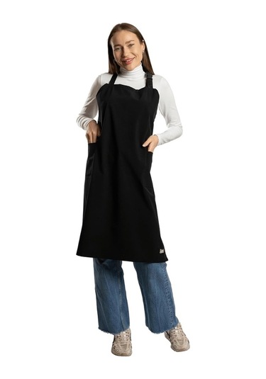 Fastbuy Çift Renkli Önlük, Siyah/siyah, 2'li Paket, Su Toza Dayanıklı, Kaliteli Yükleme Önlüğü Diğer