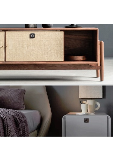 Sones Akıllı Çekmece Dolabı Parmak İzi Kilidi Ev Hırsızlık Önleme Kilidi