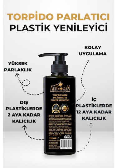 Altınoran Komple Araç Bakım Seti - Titanium Seramik Wax 100gr & Torpido Parlatıcı 220ml