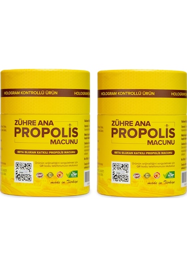 Zühre Ana Propolis Macunu Beta Glukan ve Ginseng Katkılı 2 x 240 ML