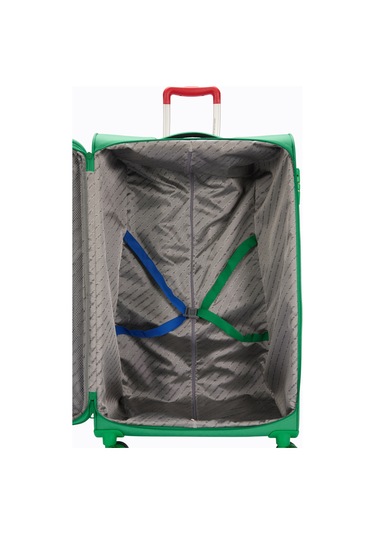 United Colors Of Benetton Ultra Light Kumaş Büyük Boy Valiz Yeşil Bnt2800 Yeşil