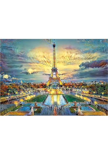 Educa 500 Parça Eyfel Kulesi Puzzle - 19621 - Eiffel Tower