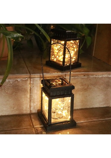 Cbtx Dış Mekan Led Peyzaj Bahçe Işık Dekorasyonu Asılı Yağmur Geçirmez Güneş Işığı Dize Işık - Kanca Versiyonu - Sıcak Beyaz Diğer