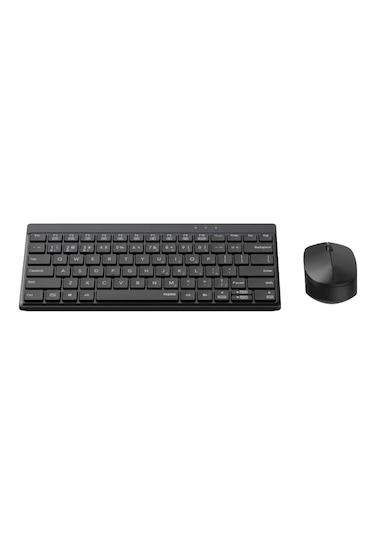 Rapoo 8000gt 13385 Kablosuz Bluetooth Çok Modlu Türkçe Klavye Mouse Set Siyah Optik
