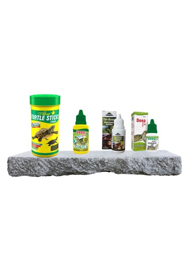 Purecanpati Ahm Turtle Sticks 250 Ml Yem + Bioturt + Tor-axsol Vitamin + Deepfix Kabuk Koruyucu Seti