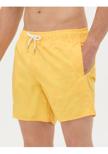 Pierre Cardin Erkek Sarı Deniz Şortu 50275936-vr044 Sarı