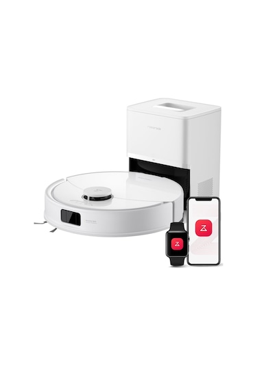 Roborock Q8 Max Pro Plus Akıllı Robot Süpürge Beyaz