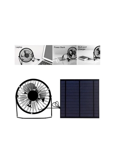 Xuweiwei 5w Güneş Paneli Taşınabilir Soğutma Fanı Fotovoltaik Güneş Paneli Seti Yeşil Ev Pet Isıtma 5w