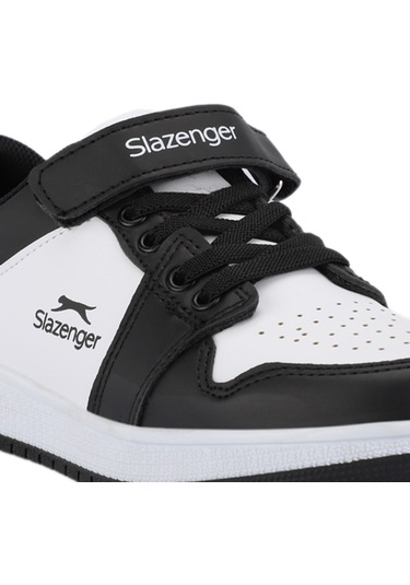 Slazenger PRINCE I Çocuk Cırt Cırtlı Beyaz / Siyah Günlük Spor Ayakkabısı
