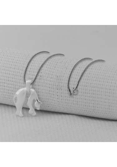 Takıhan Panter 925 Ayar Gümüş Kolye