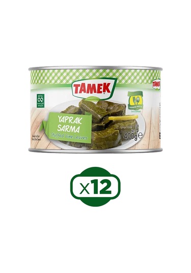 Tamek Yaprak Sarma 400 Gr X 12 Adet