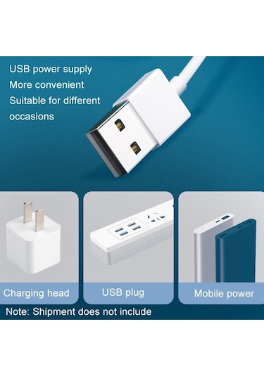 Cbtx USB Rüzgar Enerjili Altı Kanatlı Mini Tavan Vantilatörü