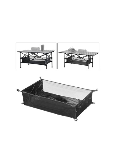 Homyl Döngü Askıları Ile Masa Altında Saklama 67cmx40cmx14cm Siyah Çok Renkli