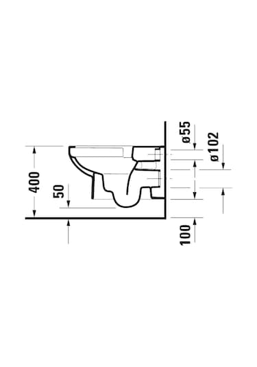 Duravit - Durastyle Kanalsız Asma Klozet Kapak Dahil - 25623900a1- Diğer