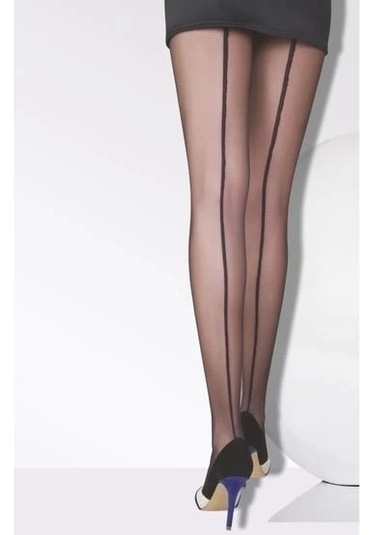 Daymod Lıne Nostaljik Külotlu Çorap Siyah