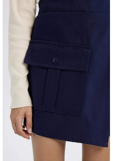 DeFacto Kız Çocuk Gabardin Cepli Şort Etek D9220A825SPNV251