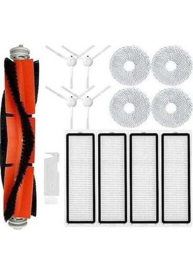 Pazly Ankatek Xiaomi S10+/s10 Plus Robot Ana Yan Fırça Hepa Filtre Paspas Bezi, 1 Adet 1 Adet