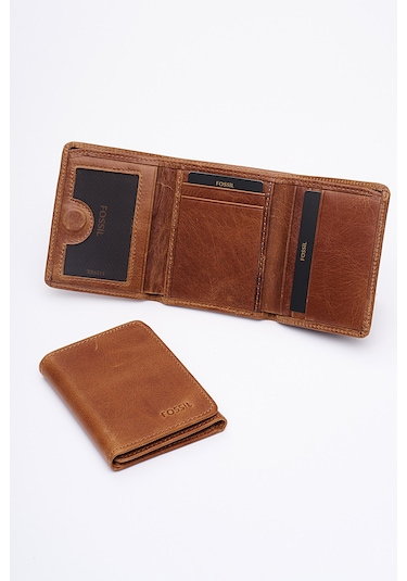 Fossil Hakiki Gerçek Deri Erkek Kartlık Cüzdan Crazy Taba 8112 Taba