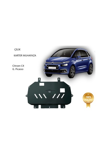 Citroen C4 G. Picasso Çelik Karter Muhafaza Koruma 2013 2014 2015 2016 2017 2018 2019 2020