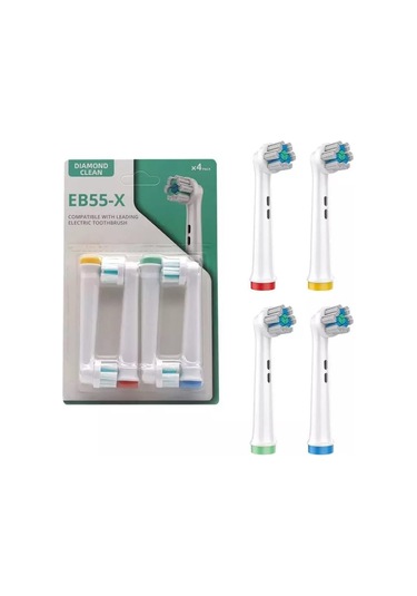 Oral-b Braun İle Uyumlu Yedek Fırça Başlıkları, 12 Adet,