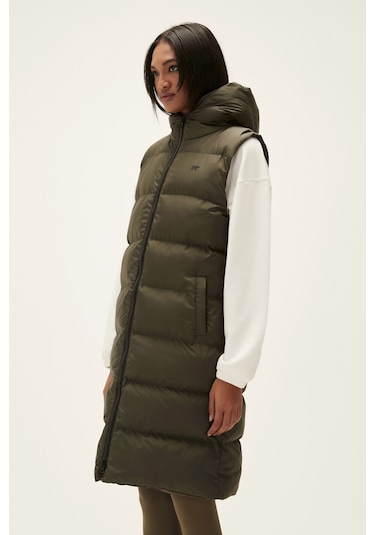 Bad Bear Wayfarer Vest Haki Yeşil Kadın Puffer Yelek-haki Haki