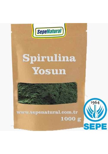 Toz Spirulina 1000 G Gıdaya Uygun Analizli Siprulina Yosun 1 Kg