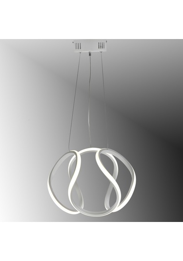 Tt306-35-by Tt Aydınlatma Gün Işığı Kavis Mat Beyaz Led Avize Beyaz