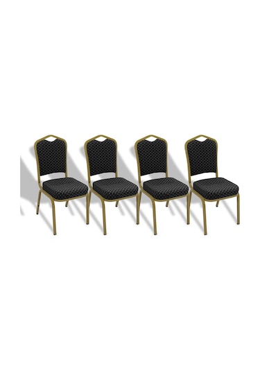 Banket Lux Sandalye 4 Adet Çok Renkli